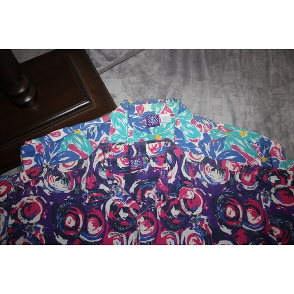 Lot of 2 Pro Spirit Hawaiian Shirts Men's XL Cotton Atomic‎ Vintage Button Ups - Picture 3 of 11